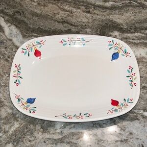 Fiesta nutcracker platter - fiesta Christmas dish